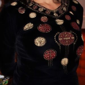 Vintage velour top✨